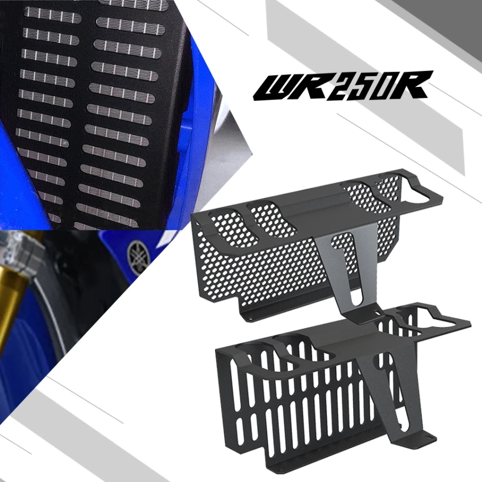 Grille Protection Radiateur MT-07/FZ-07 2018-2024 - Aluminium CNC Noir - Anti-cailloux Et Insectes