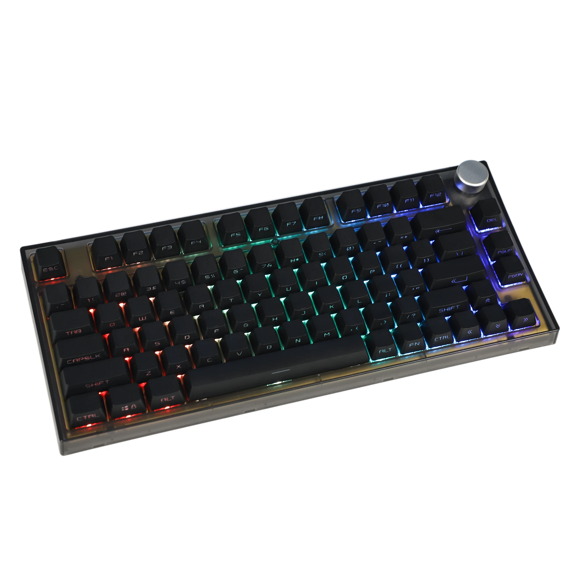 Pbt Double Shot Side-lit Backlit Keycaps para Teclado Mecânico mx Preto Branco 108 96 87 Nj80 84 68 64 133 Teclas