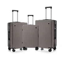 Valise à roulettes unisexe légère avec roues universelles et BLOLock, bagage à main, 20 ", 24", 28 ", 3 pièces 1