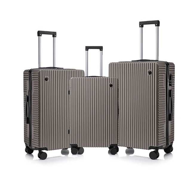 Valise à roulettes unisexe légère avec roues universelles et BLOLock, bagage à main, 20 ", 24", 28 ", 3 pièces 1