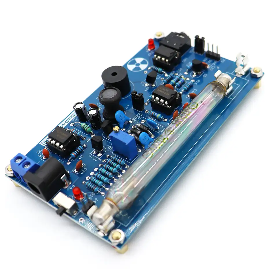Assembled DIY Geiger Counter Kit, Assembled Radiation Detector System Miller Tube Nuclear Radiation Detector Geiger Counter Kit image 2