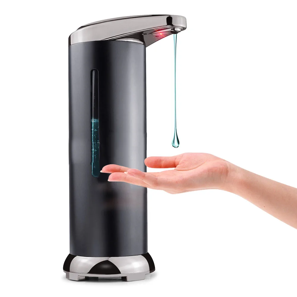 

Soap Dispenser Intelligent Induction Soap Dispenser Capacity Adjustable Stainless Steel Pump For Kitchen Bathroom Liquid