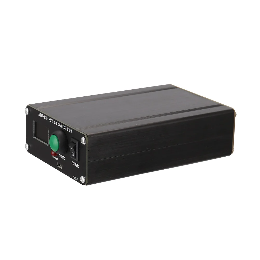 ATU‑100 Antenna Tuner Mini Automatic for Radio Equipment 1.8~55MHz 0.96IN with Housing