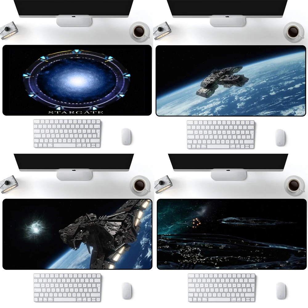 Mirrate Sg-1 Tide Mousepad Multi-Size Anime Mouse Carpet Deskmat Tastiere Da Gioco Pad Xiaomi 90X40 Under Hand Work Office