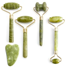 

Roller Gua Sha Scraper Set Double-headed Jade Facial Massager Lifting Body Thin Neck Thin Lifting Tool Health and Beauty
