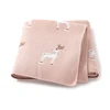 Reindeer Pattern 70 By 90 cm Newborn Baby Boys & Girls Security Blankets Light Baby 0-24 Months Infant Cotton Swaddle Blanket 1
