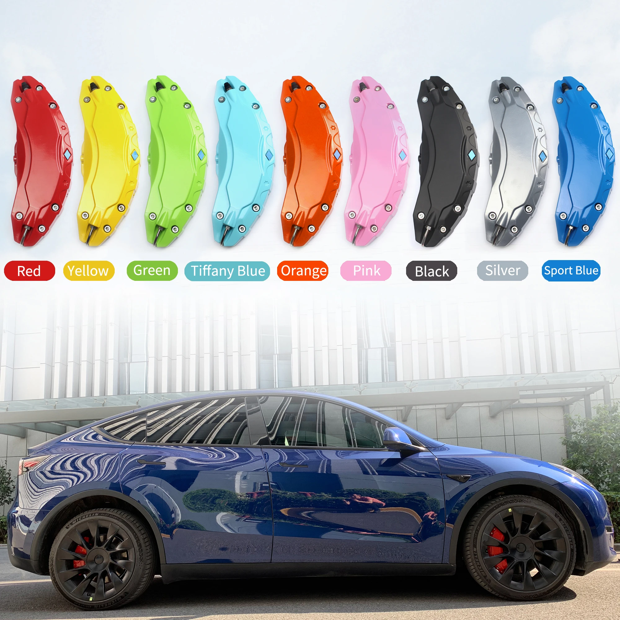 Tesla Red Calipers Model Y