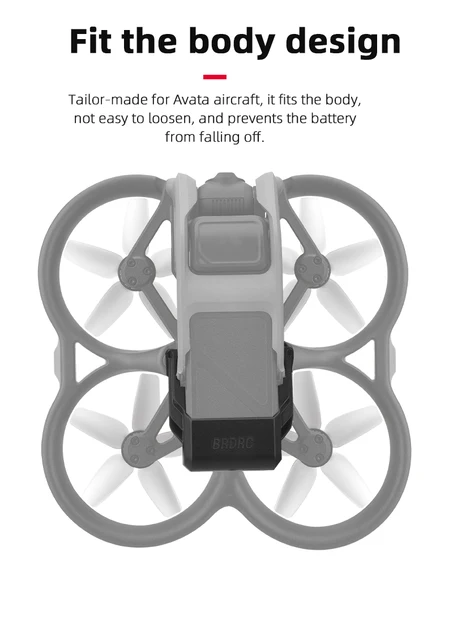 ZJRXM Étui de protection pour batterie DJI Avata - Accessoire de batterie  intelligent - Support de batterie pliable pour DJI Avata Drone : :  High-Tech