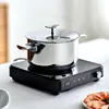 2200W Multifunctional Cooking Pot Household Small Integrated Barbecue Pot Baking Tray Roast Black Home Split Design Knob 5