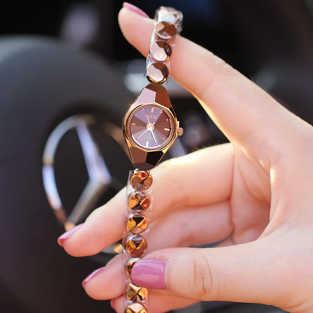 Top Luxury Brand Ceramic Watch Women Fashion Simple Waterproof Quartz Watch Lady Elegant Business Clock Women Dress Watch