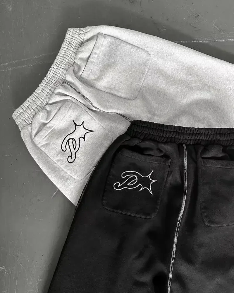 PROTECT Fashion Pants New Letter Embroidery Loose Sweatpants Men Women Y2K Harajuku Hip Hop Gothic Casual Joker Pants Streetwear 6