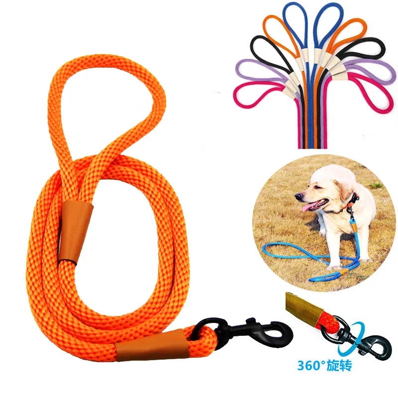 

6Feet Strong Dog Leash Pet Leashes Wear-resistant Leash For Big Small Medium Large Dog Leash Drag Pull Tow Golden Retriever