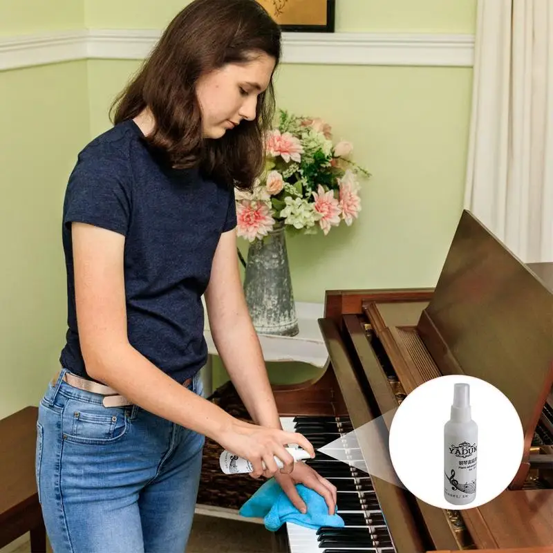 High Gloss Piano Polish Wood Furniture Polish Efficient Acoustic Guitar Cleaner Piano Cleaning Supplies Effective Guitar