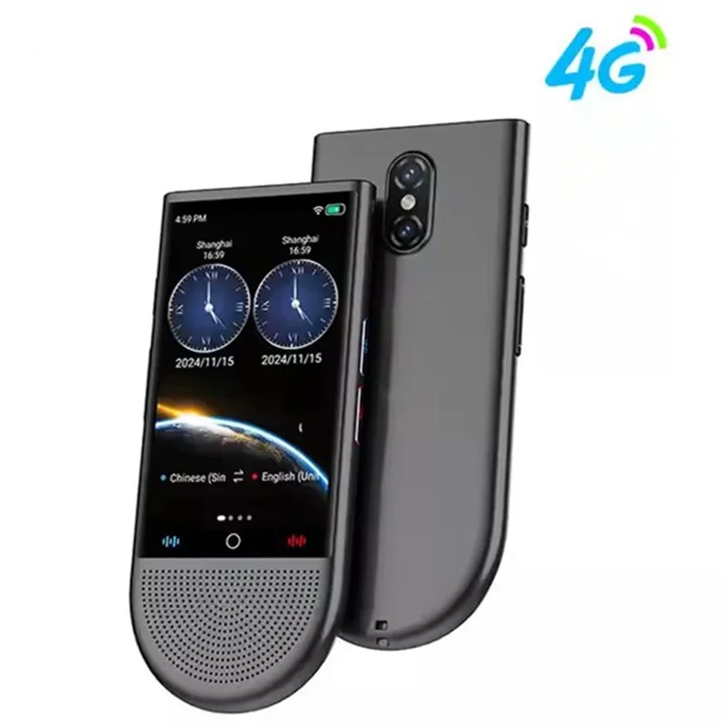 S15 4G Portable AI Translator 16GB Memory 148 Language Smart Translate Real Time Voice Photo Offline Translated