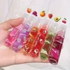 Fresh Fruit Roll-on Lip Balm Makeup Moisturizing Clear Grape Transparent Lip Oil Long Lasting Hydrating Lipstick Gloss Cosmetics 5