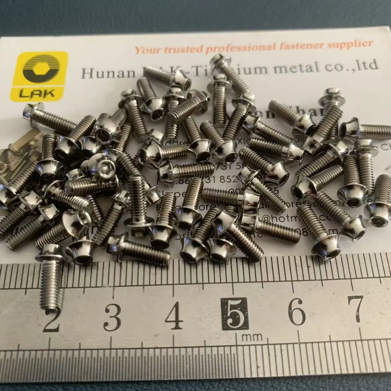 Hex Socket Screw Titanium alloy Gr5 UFO head M3*4 5 6 8 10 12 14 15 16 18 20 22 24 35