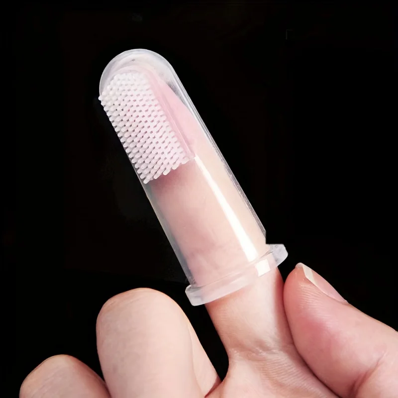 Pet Silicone Finger Toothbrush Set 1