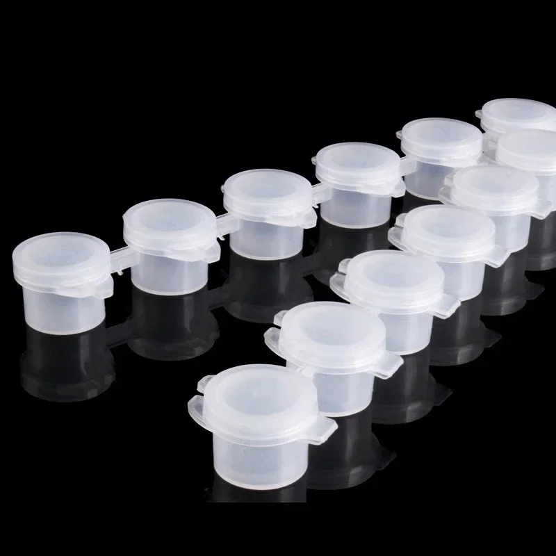 5 Strips for Ink Pigment Containers Empty Paint Strips Paint Pot Pod Arts Crafts Plastic Storage Containers 3ml/5ml