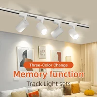 LED Track Light Ceiling Decoration Spot Led COB Rail Lamp 220V Fixture for Living Room Clothing Store Full Set Track Lighting 1
