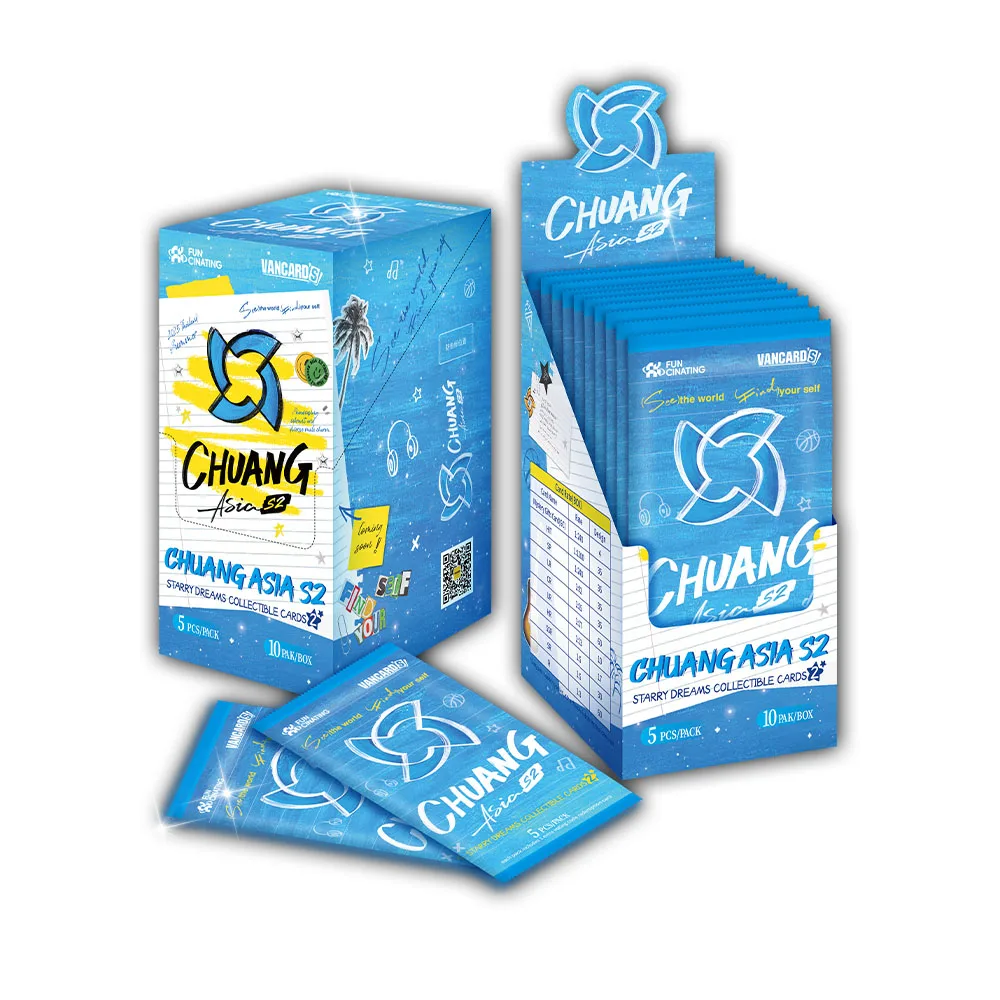 [OFFICIAL] [Stage 2nd] CHUANG ASIA S2 Starry Dreams Collectible Cards 2 (1 Box-10 Packs) collectible cards