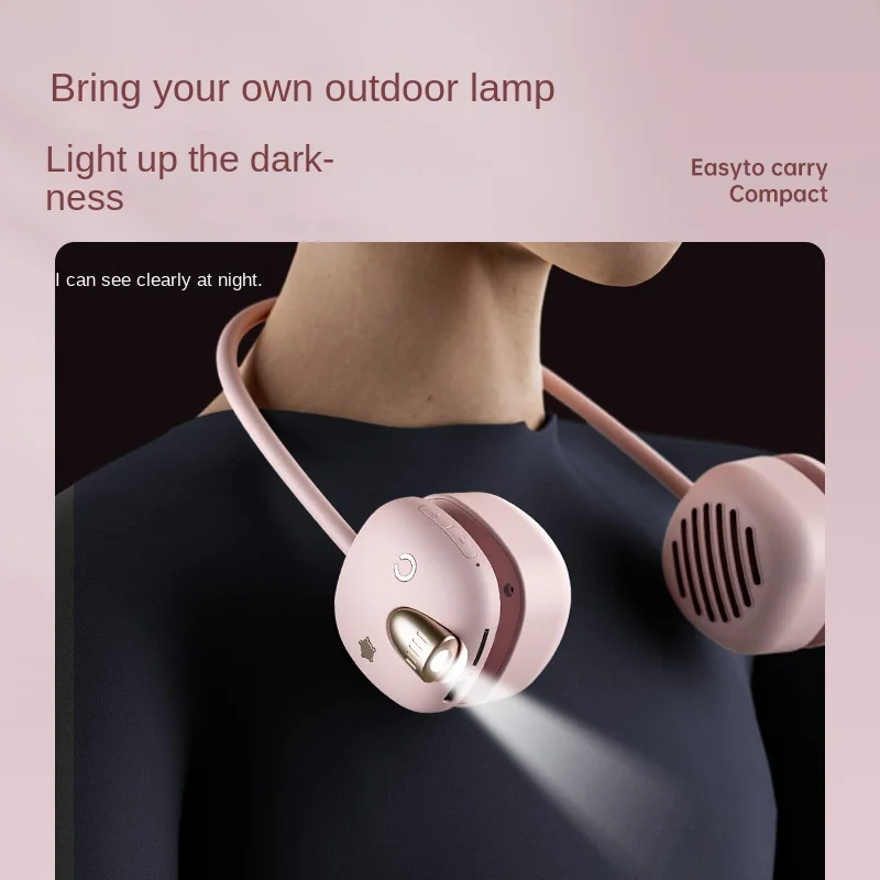 Neck hanging wireless bluetooth speaker with light usb mini portable neck hanging subwoofer outdoor sports retro audio Bluetooth Speaker Portable Speaker Mini Bluetooth Speaker