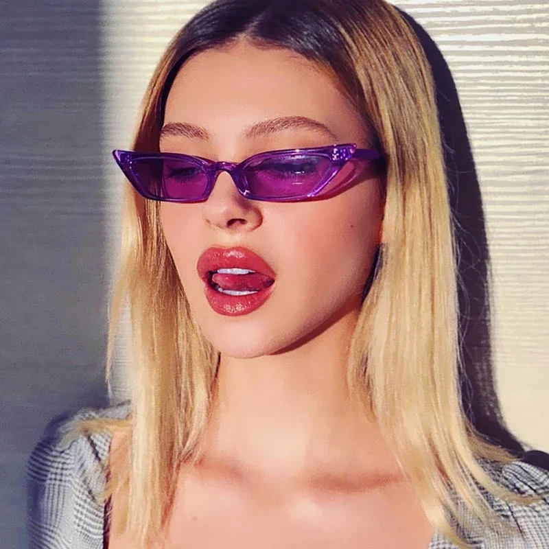 Cat Eye Small Size 2023 Brand Designer Sunlgasses Uomo Donna Cateye Occhiali Da Sole Famous Superstar Cool Style Cheap