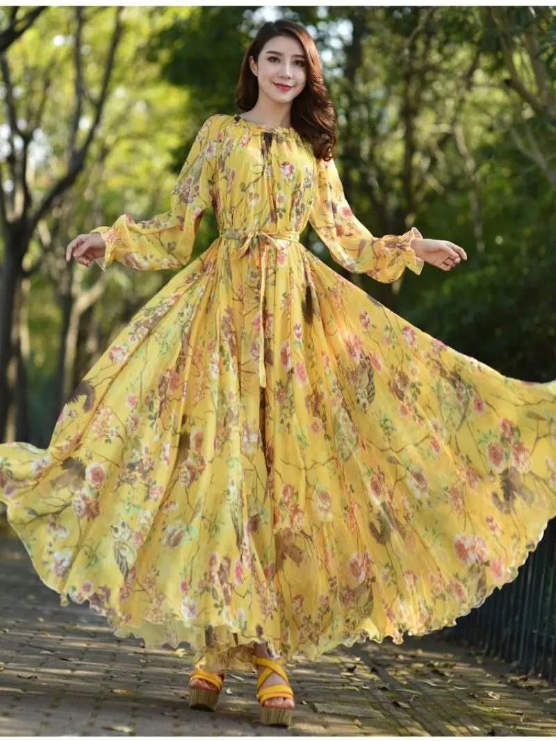 Plus Size Maxi Dress, Floral Summer Dress, Wedding Guest Dress, Women Dress,  Plus Size Clothing, Flower Printed Dress,bohemian Dress,guntina -   Canada