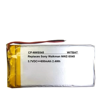 3.7V Polymer Li-ion Battery For SONY NWZ-S544 S545 S544 NWZ-S545 Battery