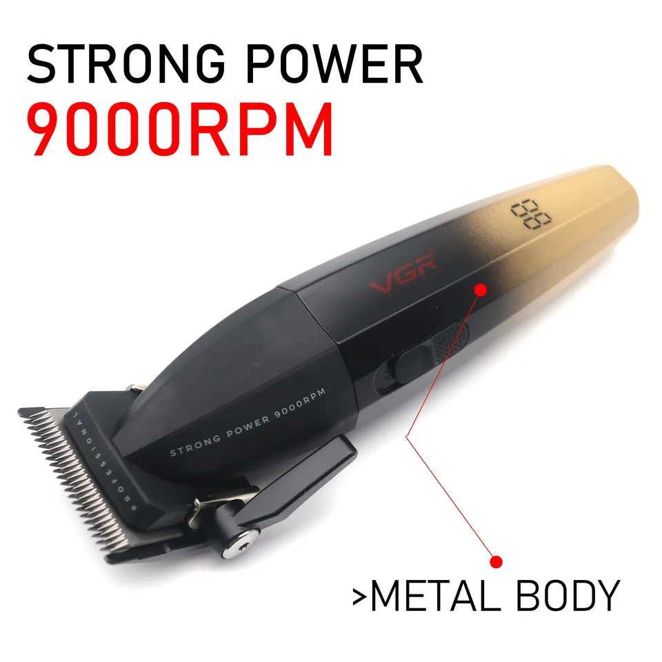VGR V-003 バリカン セラミック刃 VGR V-003 Professional Hair Clipper 9000 RPM Ceramic Blade
