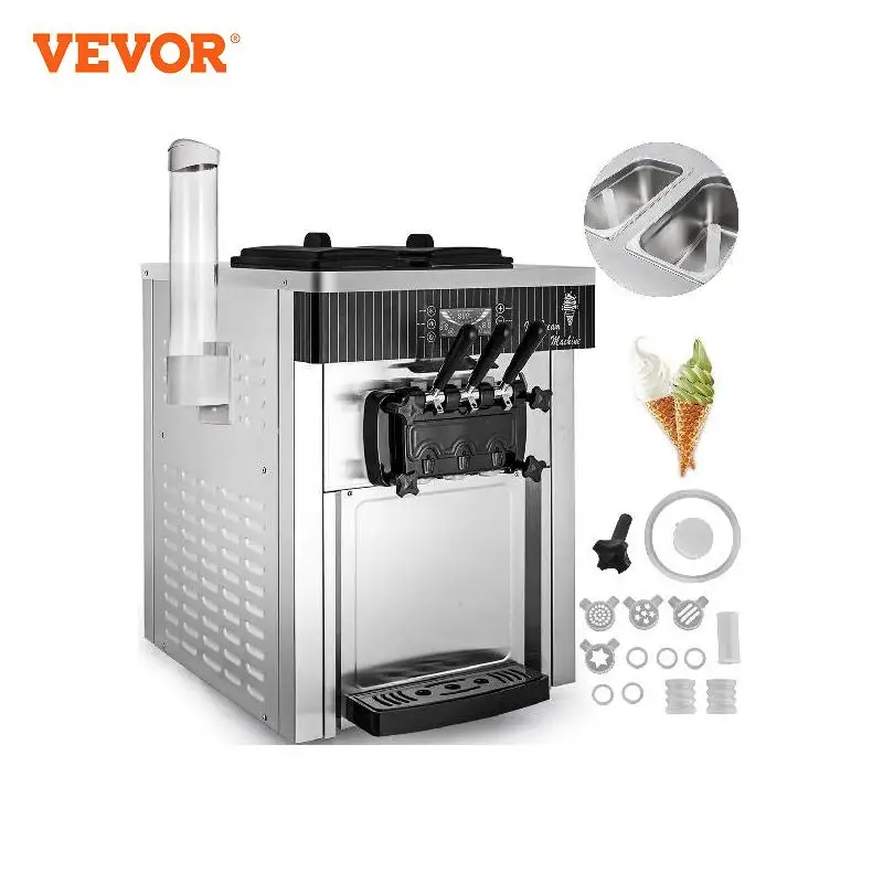 Soft Serve Ice Cream Machine Home  Homemade Soft Ice Cream Machine -  Automatic Ice - Aliexpress