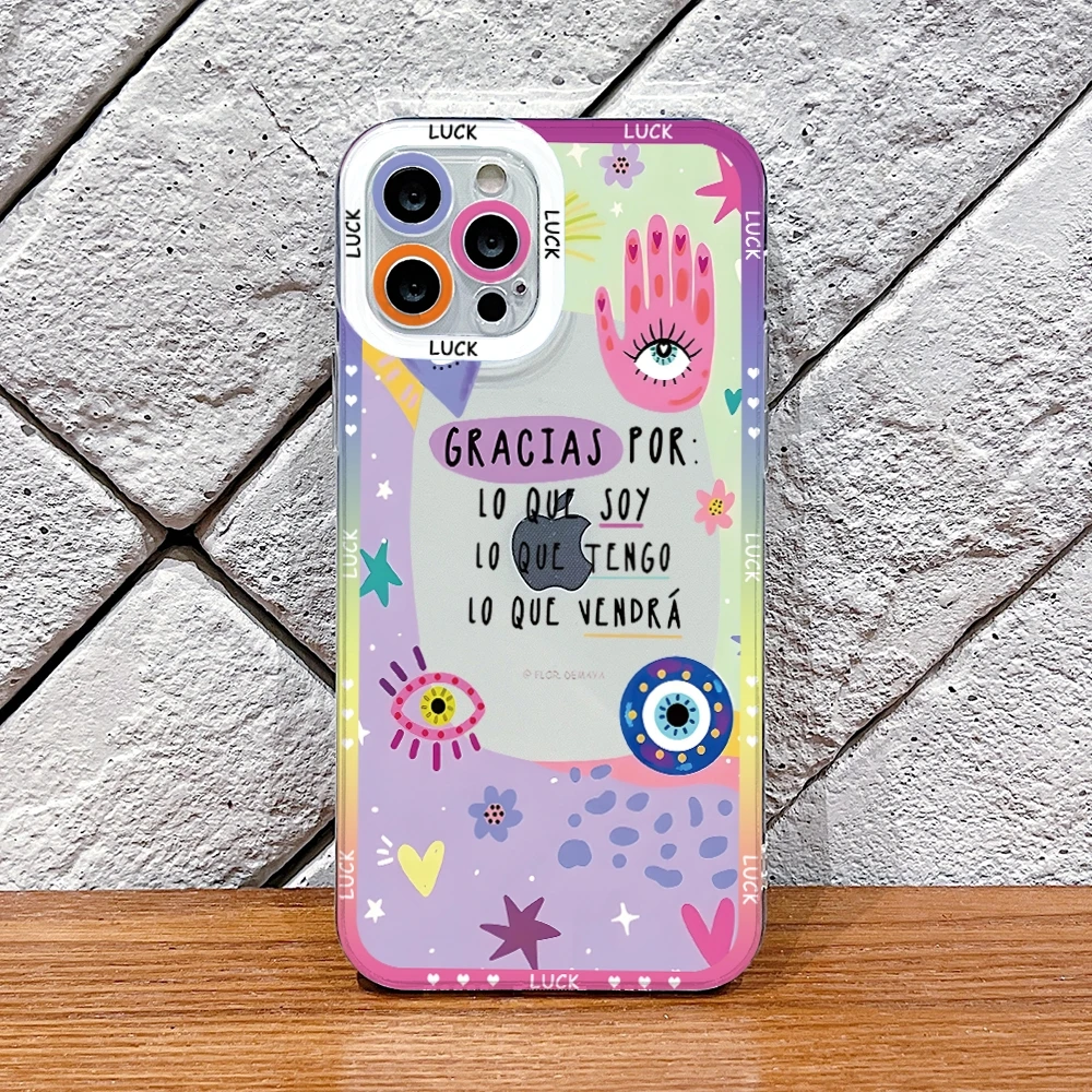 Turkish Blue Evil Eye Transparent Phone Case