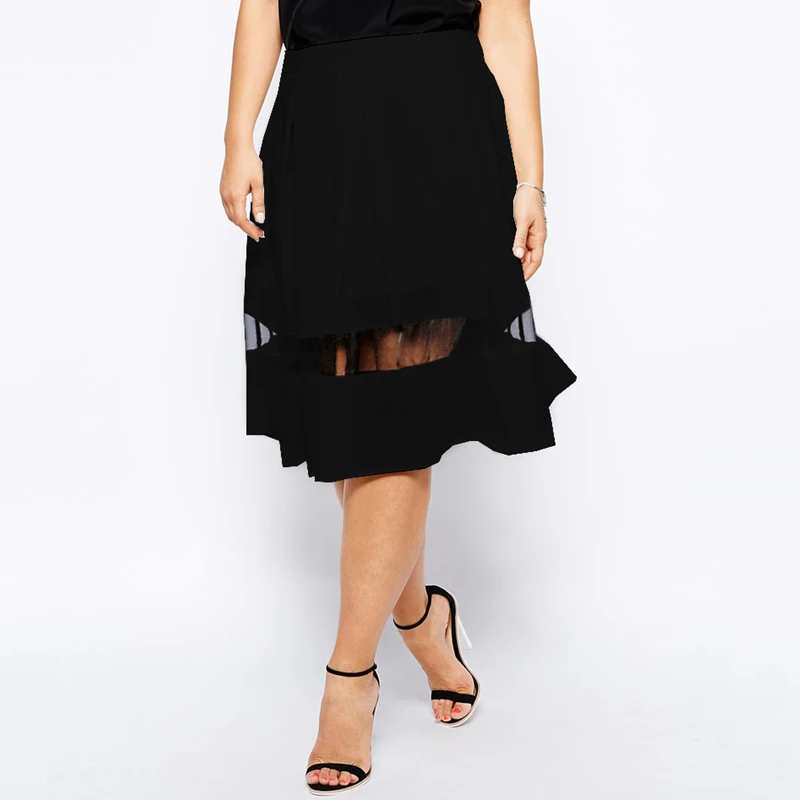 Mirasol (Plus Size) Elasticized Accent Skirt