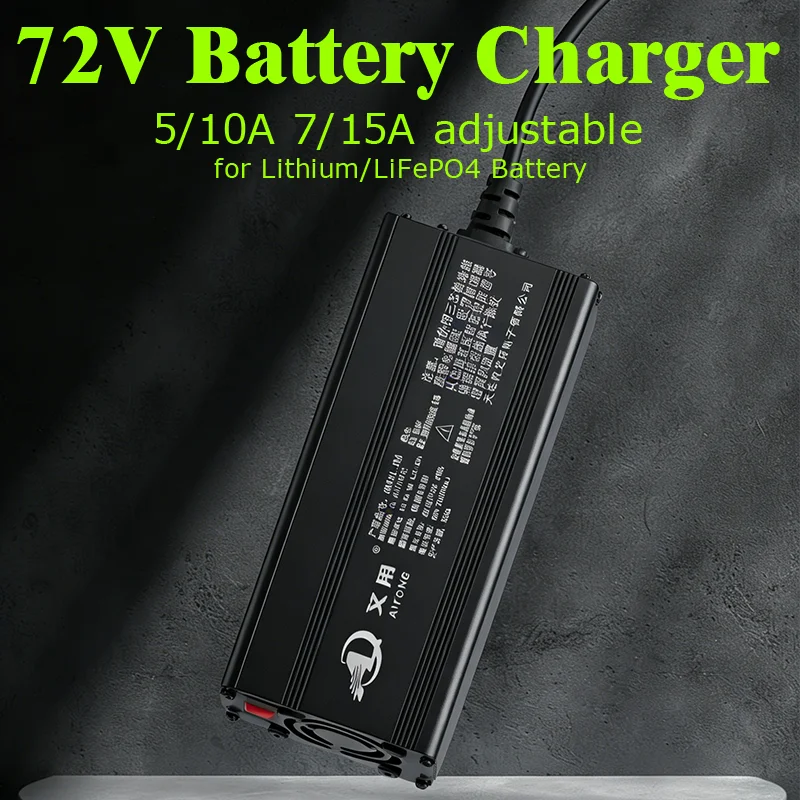 72V 리튬 배터리 충전기 24S 87.6V LiFePO4 20S 86V 87V 리튬이온..