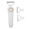 Rechargeable Peeler Wear Resistant Electric Peeler PTC Thermal Protector ABS Stainless Steel Good Tactility for Kitchen 4