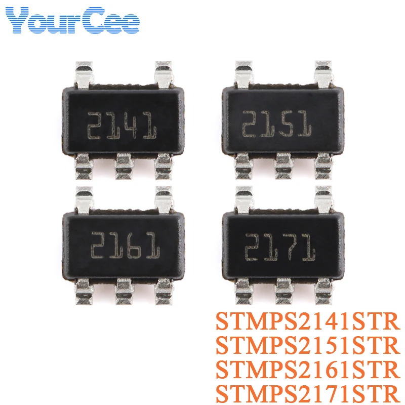 5Pcs-STMPS2141STR-STMPS2151STR-STMPS2161STR-STMPS2171STR-SOT-23-5 ...