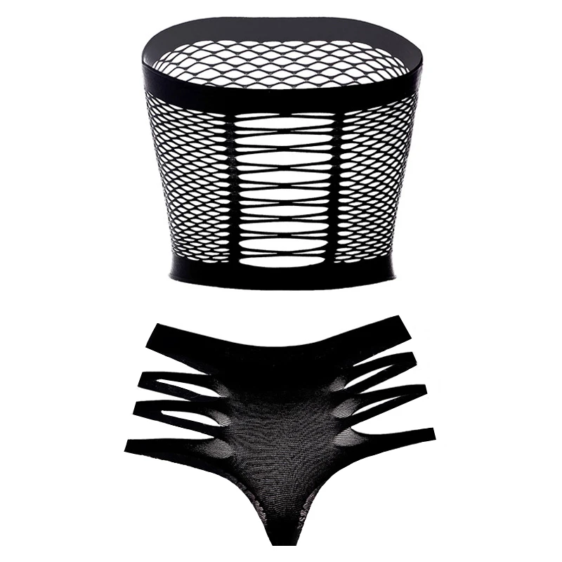 Women Lingerie Fashion Fishnet Hollow Backless Sexy Sleepwear