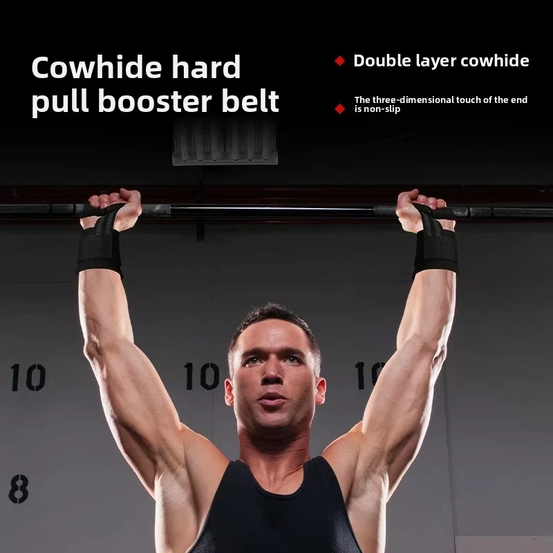 Premium Adjustable Non-Slip Weightlifting Wrist Straps with Padded Wraps