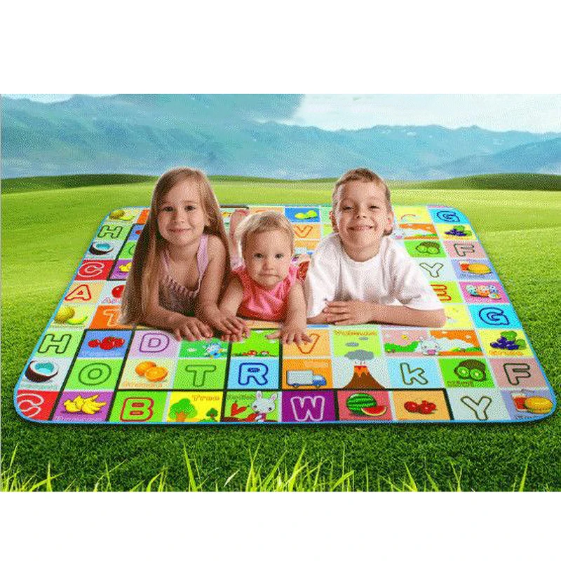 Baby Play Mat Play Mat 1pc Baby Play Mat 120*90cm Children Picnic Mat Waterproof Outdoor Indoor Carpets Gift Educational Kids Rug Activity Game Gym Toy