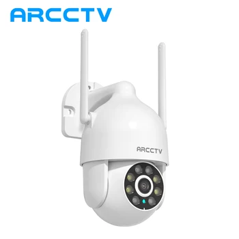 ARCCTV 1296P Wifi Security Camera Outdoor Surveillance Camera 24/7 HD Recording Color Night Vision With Auto Track Two Way Audio 1