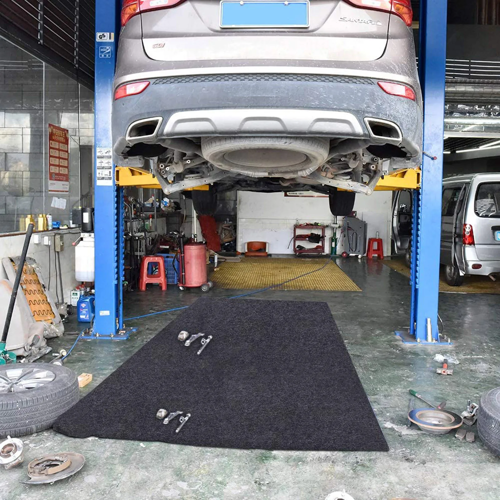 Car Maintenance Mat Oil Felt Proof Protective Waterproof Garage Mat Floor Tools Automotive Repair Creeper Pad Car Repairing floor mat