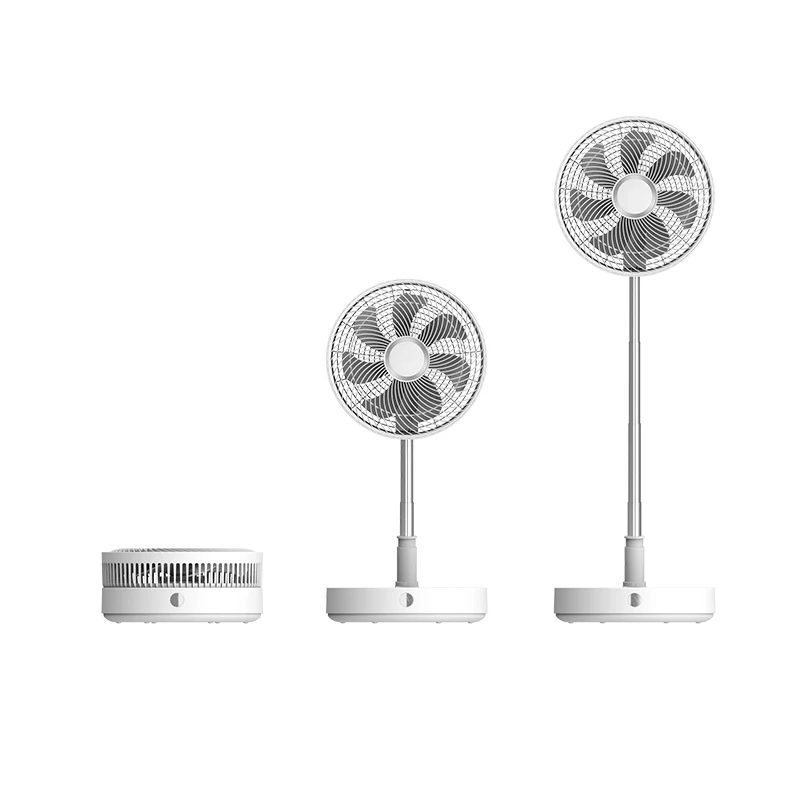 

usb rechargeable electric desktop folding telescopic fan folding floor fan with remote control