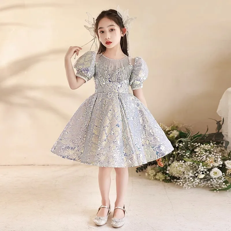 Abito Da Principessa Per Bambine 0-2 Anni – Vestito Senza Maniche In Tulle Con Fiocco, Perfetto Per Compleanni, Matrimoni E Feste, Colori Disponibili: Bianco, Rosa, Rosso, Viola, Azzurro