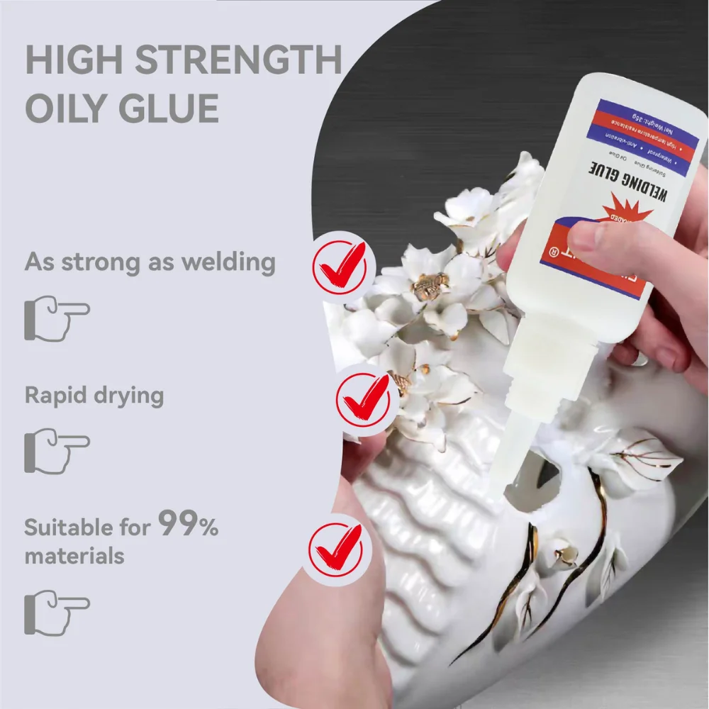 Universal CA Cyanocalate Super Glue 10G/35G Liquid Glue Oily Glue Extra Strong Adhesive 5