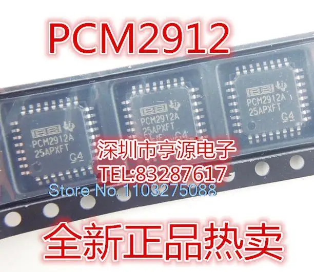 

PCM2912APJT PCM2912A PCM2912 PCM2706 PCM2706C CPJTR PJTR New Original Stock Power chip