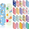 50PCS Cute Kids Bandages Sweet Cartoon Fruit Unicorn Dinosaurs Starry Night Sky Bandaid Dressing Patch Adhesive Bandages 3