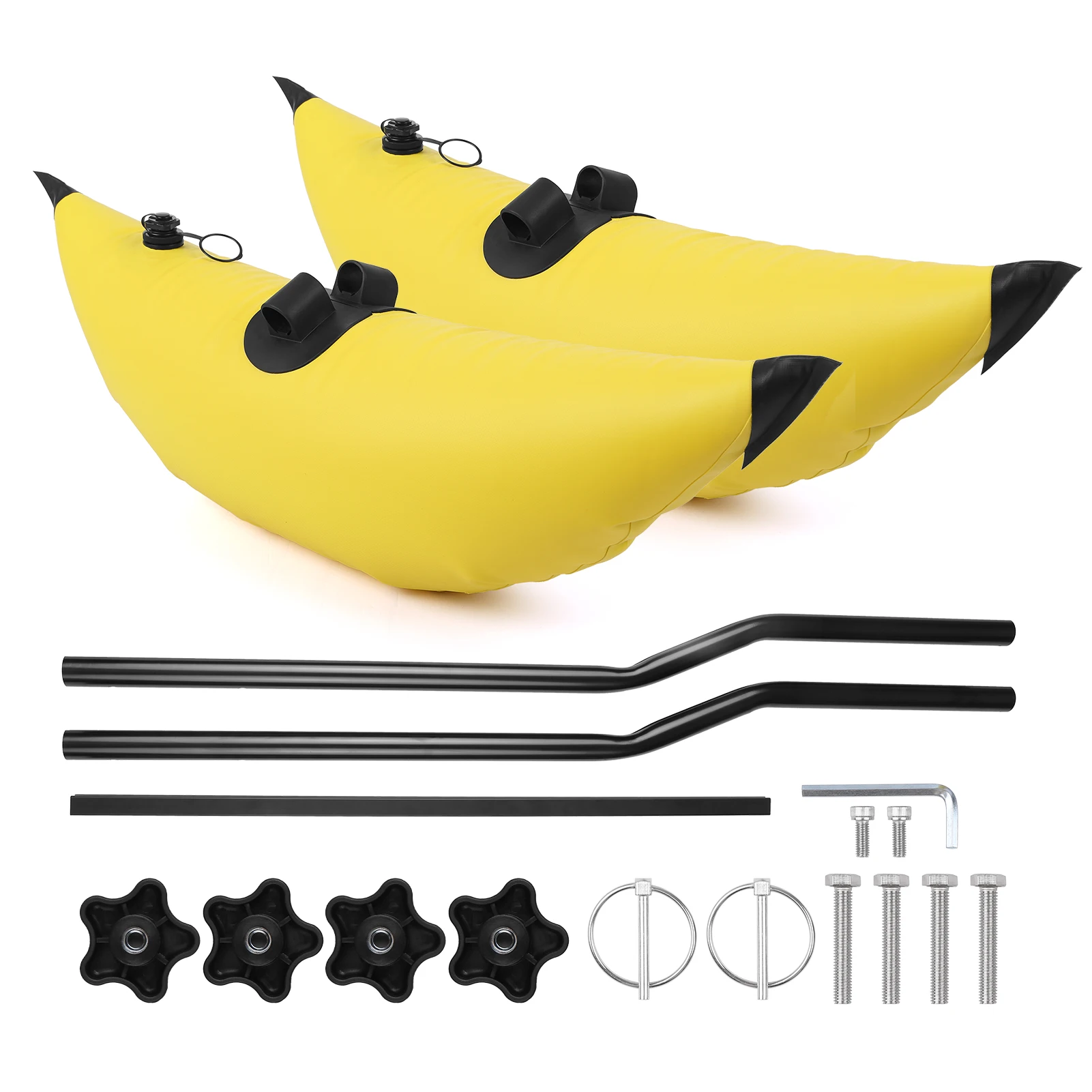 

Kayak Float Kayak PVC Inflatable Outrigger Float with Sidekick Arms Rod Kayak Boat Fishing Standing Float Stabilizer System Kit