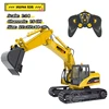 HUINA 1535 1/14 Remote Control Alloy Excavator Engineering Vehicle Series 2.4Ghz 15 Channel Truck Car Model Kids Boys Toys Gifts 1