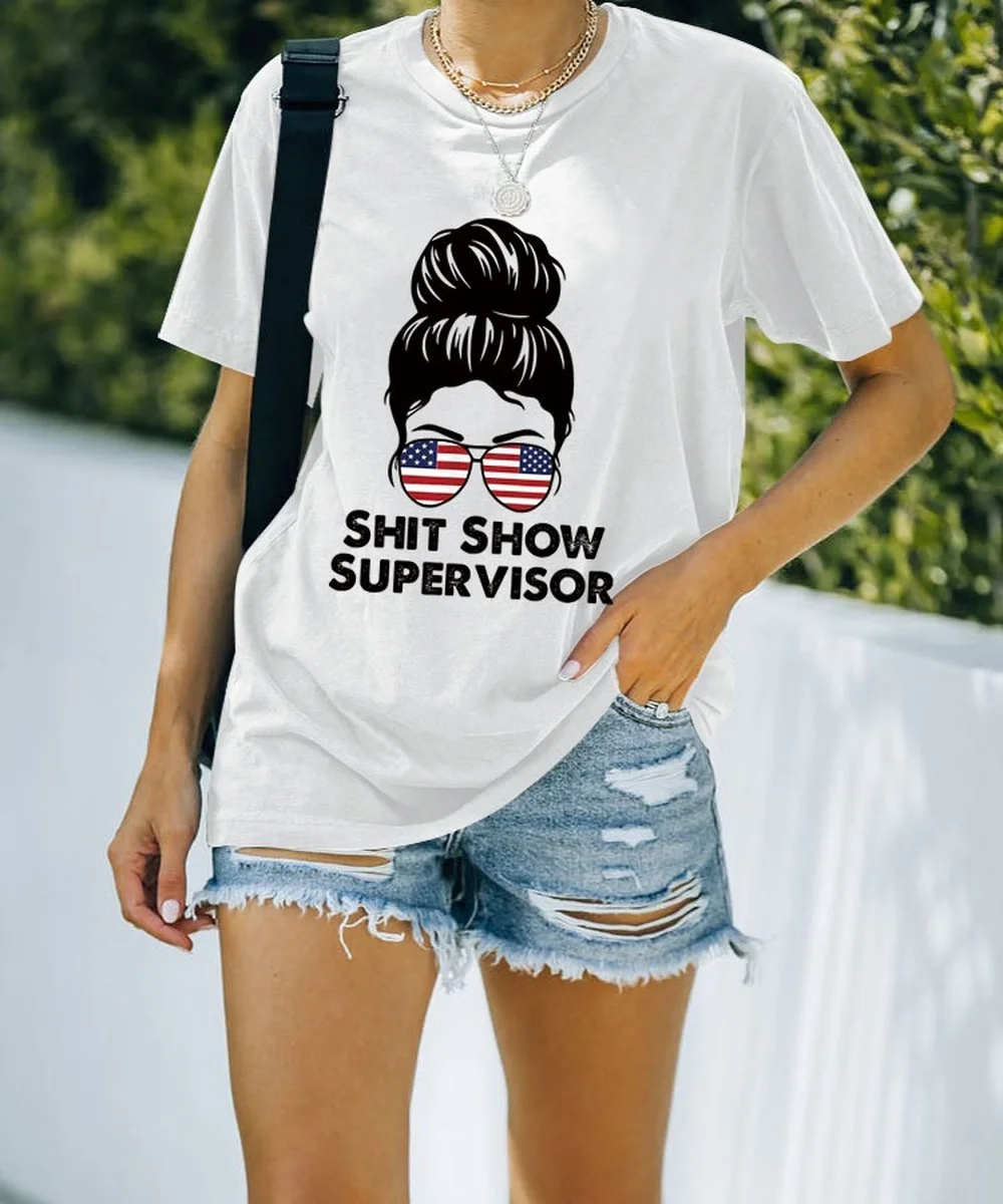 

Women T-shirt Summer Short Sleeve Cotton Ladies Y2k Graphic Print Funny Casual O Neck Female T Shirts Tee Tops Clothes