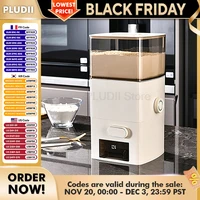 New Food Grade Multifunctional Flour Storage Container Smart Quantitative Flour Organizer for Kitchen Rice Cereal 5L Capacity 1