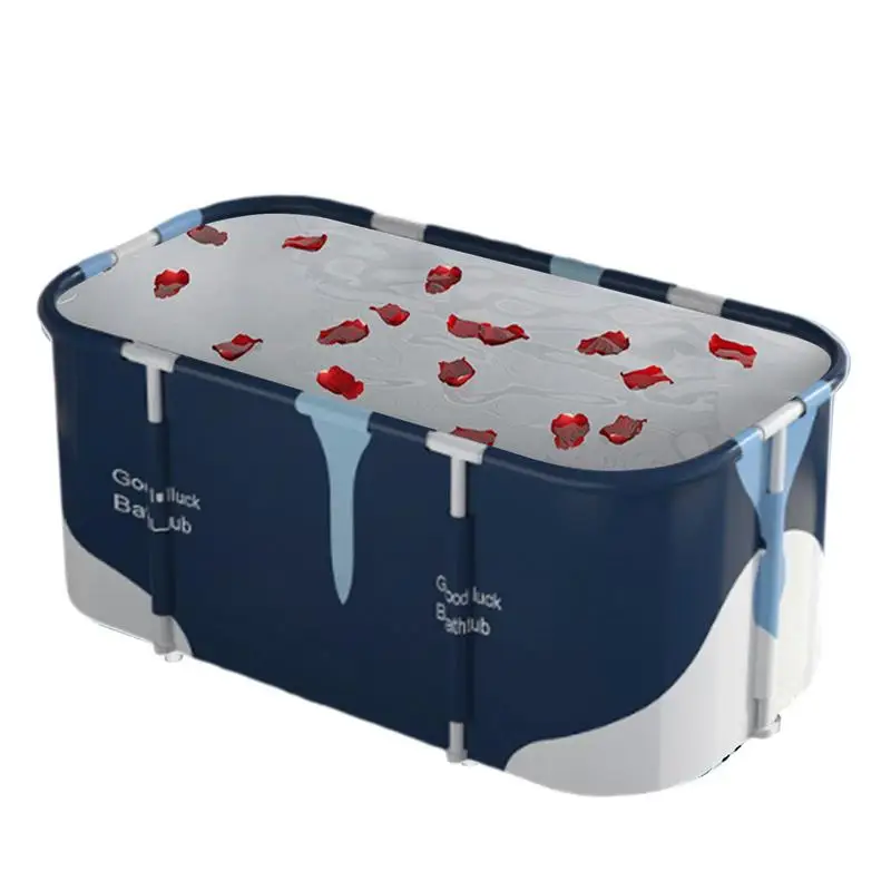 

Folding Bath Tub Thickening Folding Bathtub Efficiently Maintaining Hot & Cold Temperature Bathroom Folding SPA Tub For Adults